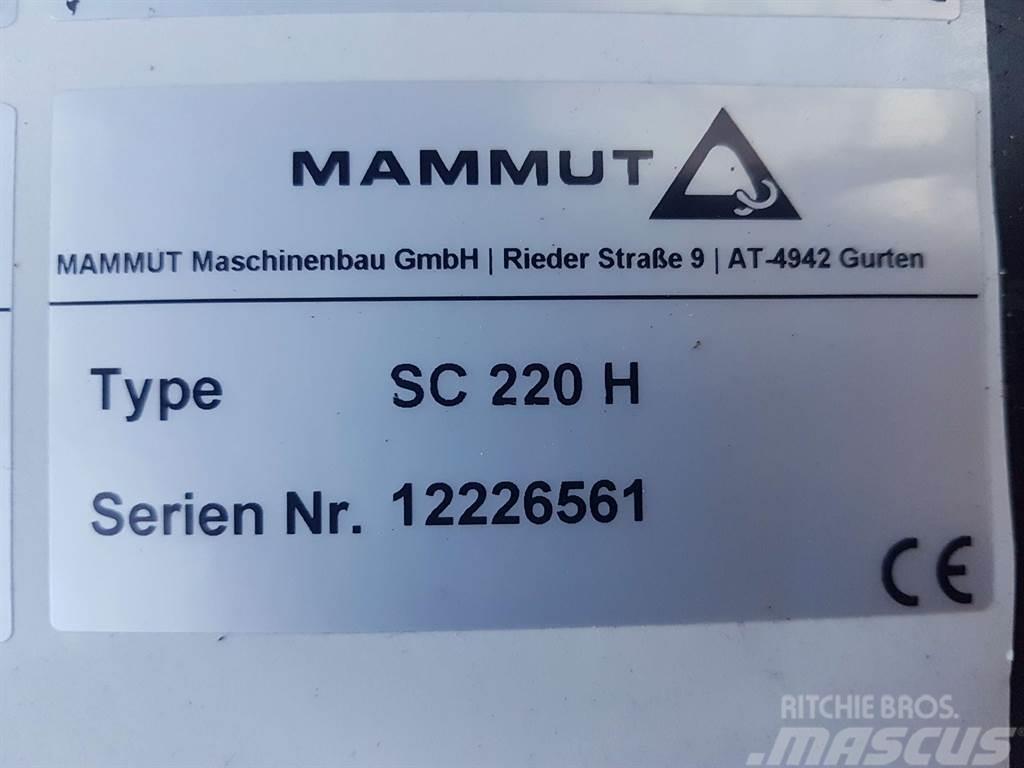 Mammut SC220H - Silage cutter/Silageschneider/Kuilhapper Gyvulių šėrimo įranga