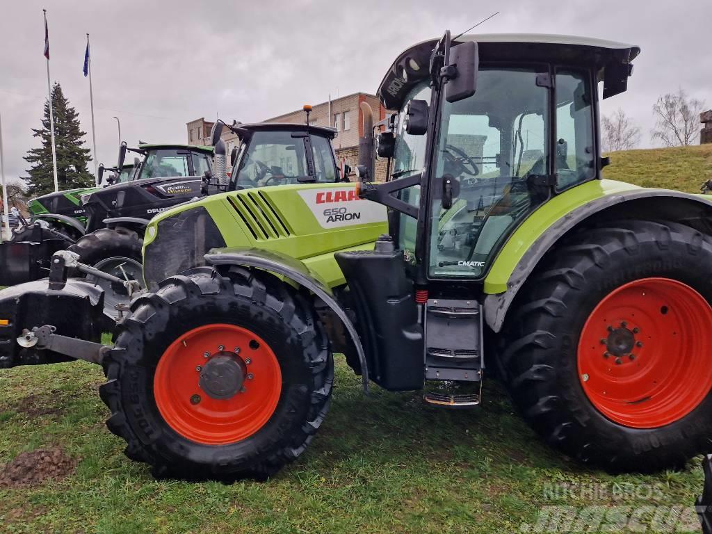 CLAAS Arion 650 Cmatic Traktoriai