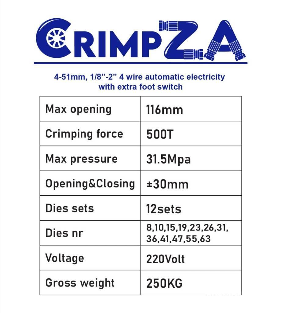 CrimpZA Crimping, Skiving, Cutting Equipment 12v/2 Kita