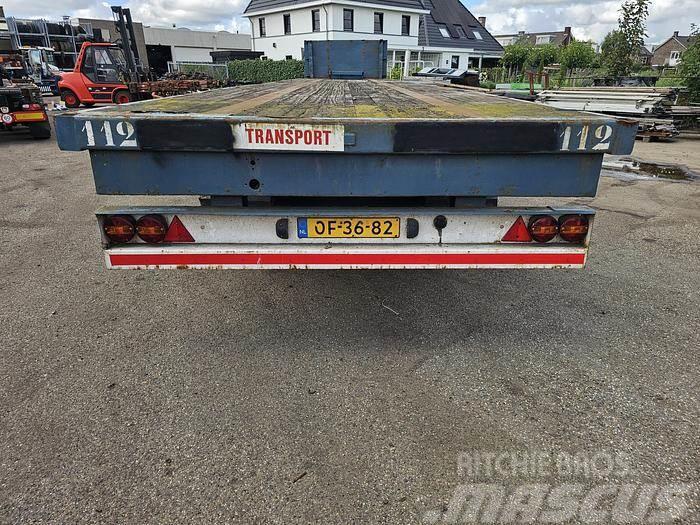 Groenewegen | heavy duty | 13.6 mtr | steel suspension | excel Bortinių sunkvežimių priekabos su nuleidžiamais bortais