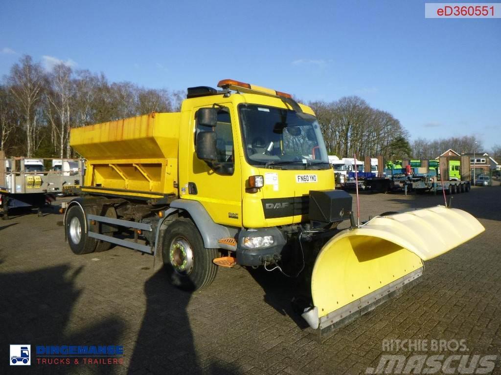 DAF LF 55.220 4x2 RHD gritter / snow plough Kombinuotos paskirties / vakuuminiai sunkvežimiai