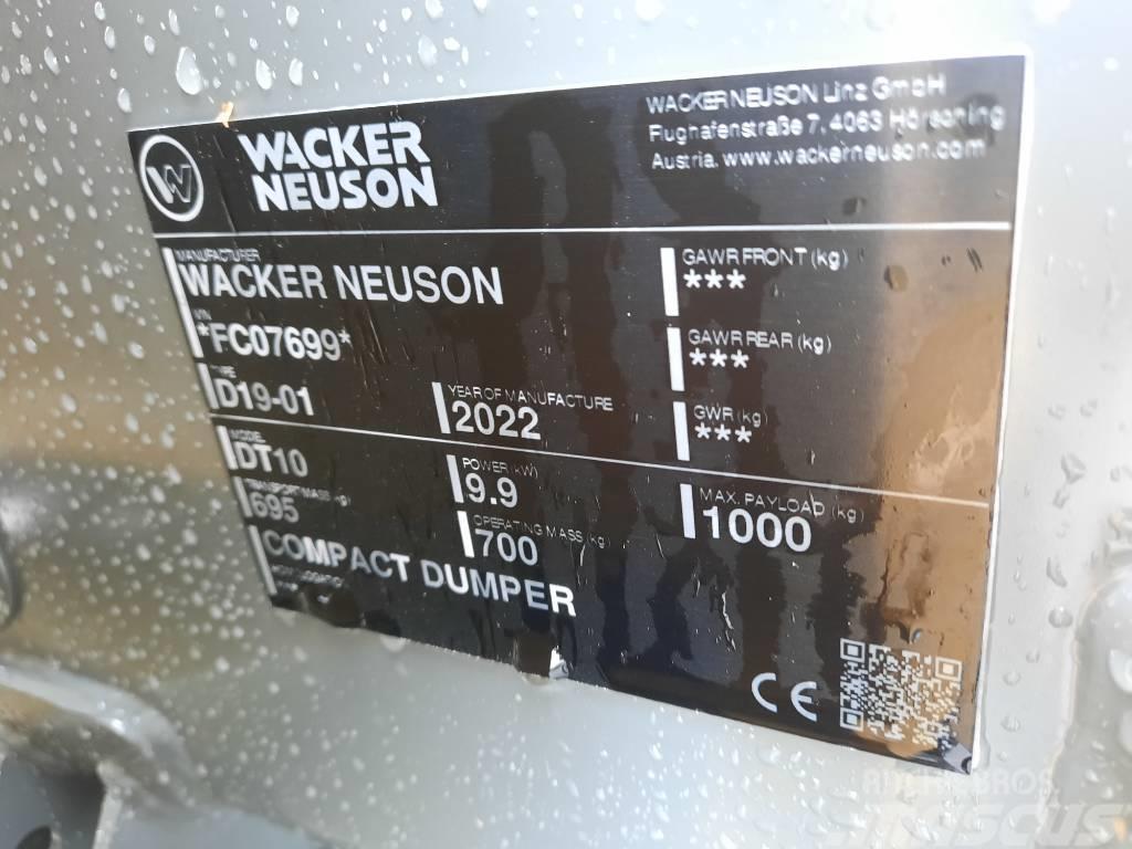 Wacker Neuson DT 10 Vikšrinė savivartė technika