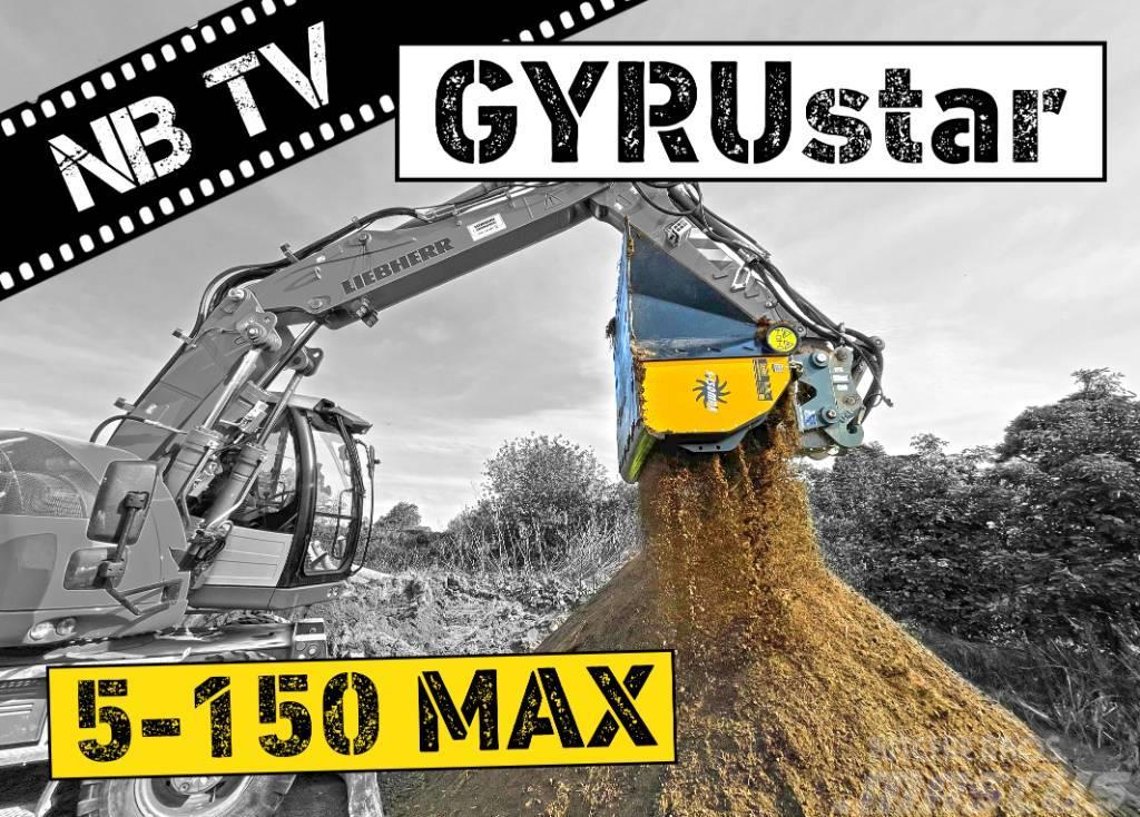 Gyru-Star  5-150MAX | Siebschaufel Radlader, Bagger Kaušai