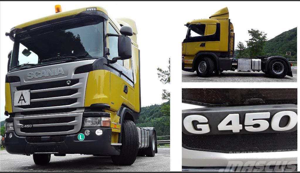 Scania G450/KIPPHYDRAULIK/ZUGMASCHINE/ERSTBESITZ/TOP! Naudoti vilkikai