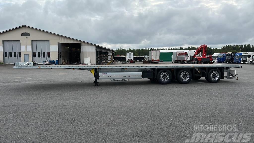 Schmitz 3-aks HCT Puoliperävaunu Bortinių sunkvežimių priekabos su nuleidžiamais bortais