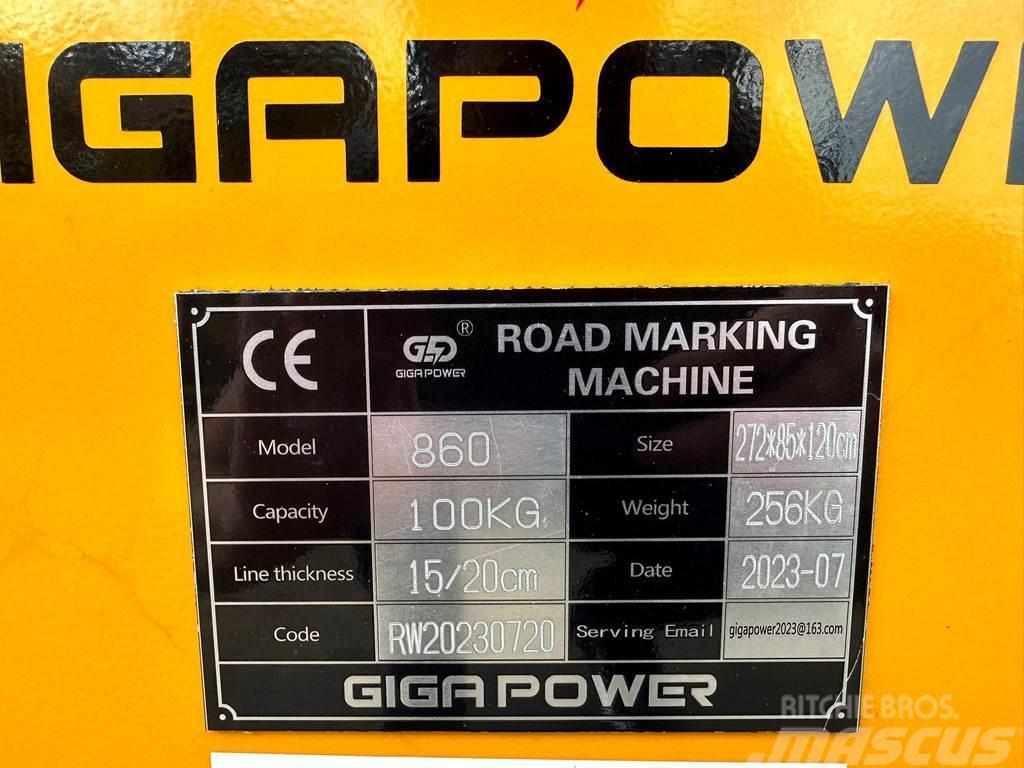  Giga power Road Marking Machine Asfalto šalto frezavimo technika