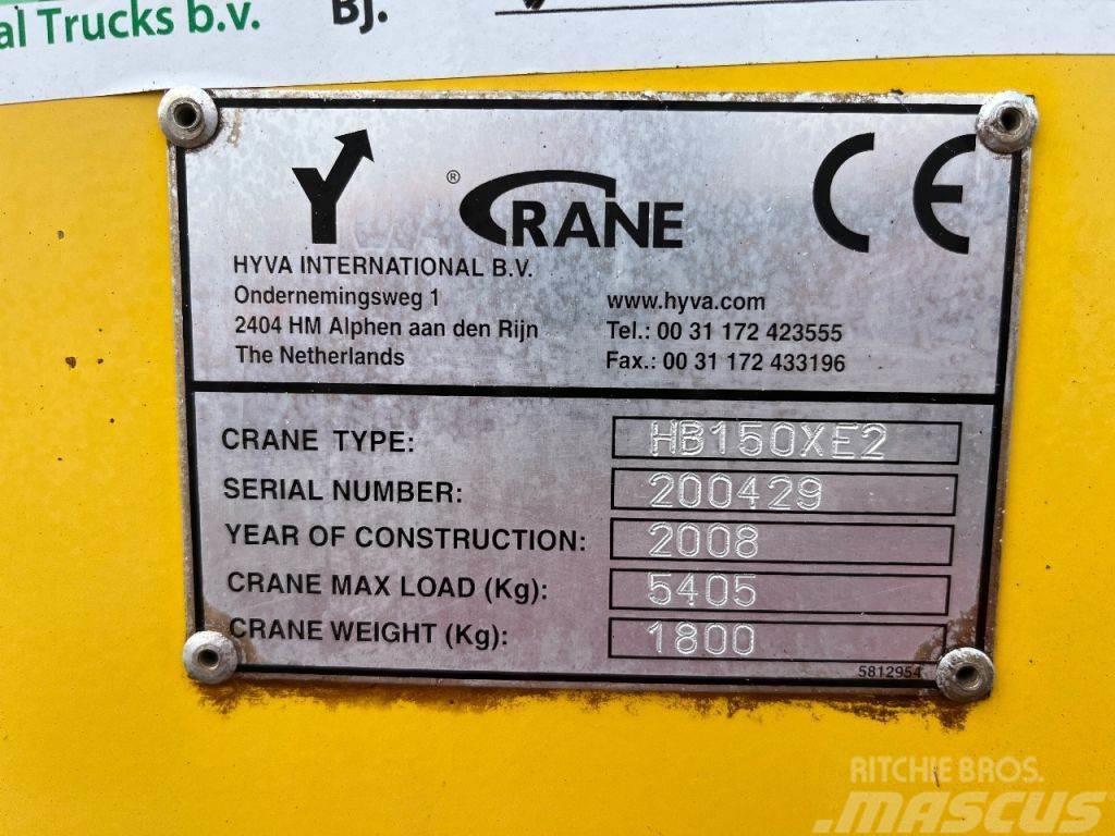 Hyva HB150 XE2 Crane / Kraan / Autolaadkraan / Ladekran Keltuvai-krautuvai