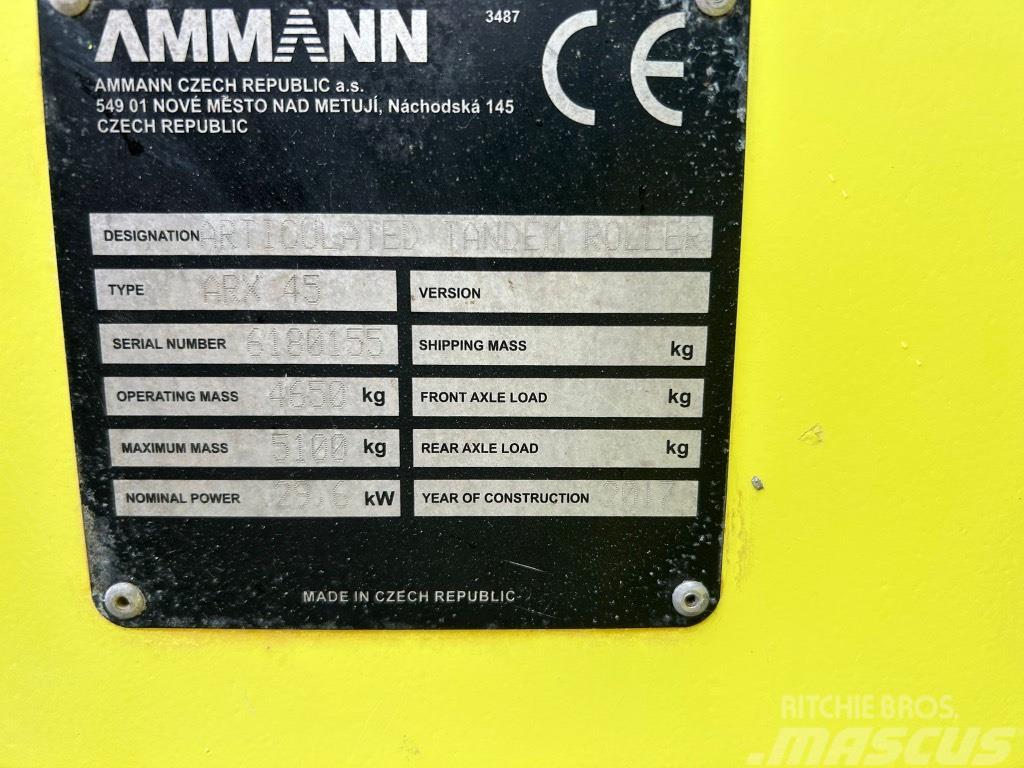 Ammann ARX45 ( 1400MM Wide Drum ) Gruntiniai volai