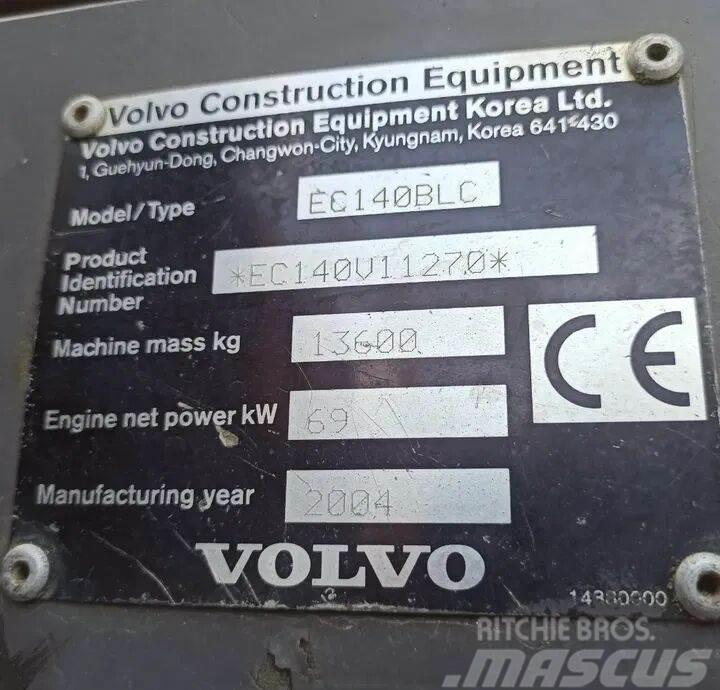 Volvo EC 140 BLC Vikšriniai ekskavatoriai