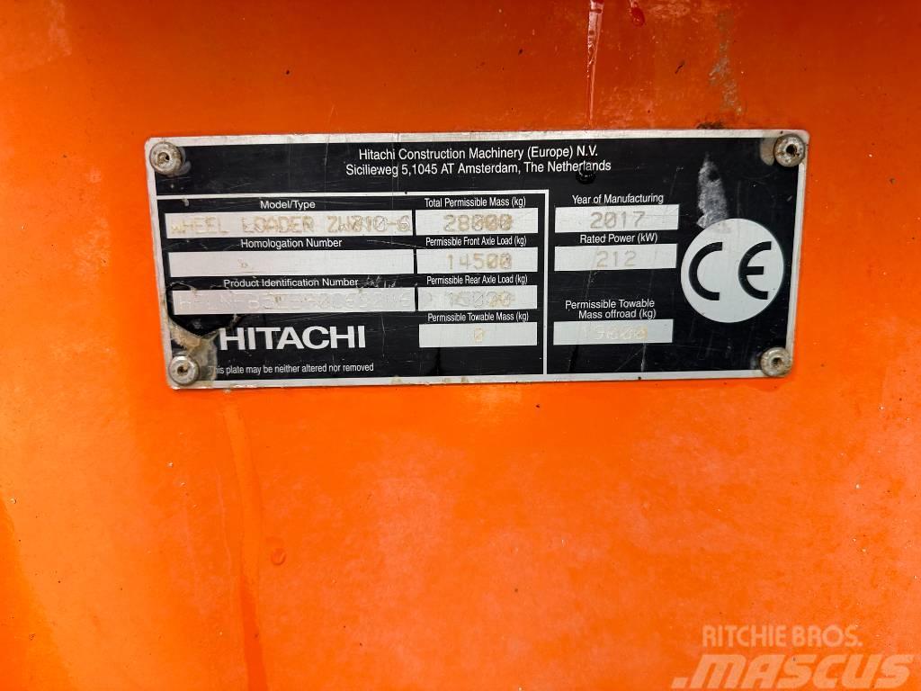 Hitachi ZW  310-6 Wagge Naudoti ratiniai krautuvai