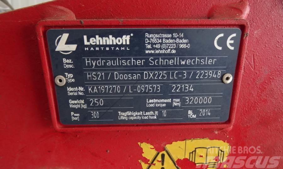 Lehnhoff HS21 - Schnellwechsler Greito sujungimo jungtys