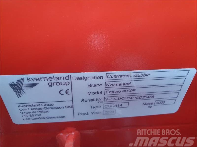 Kverneland Enduro Pro F 4m Foldbar 14 tands. Akėčios