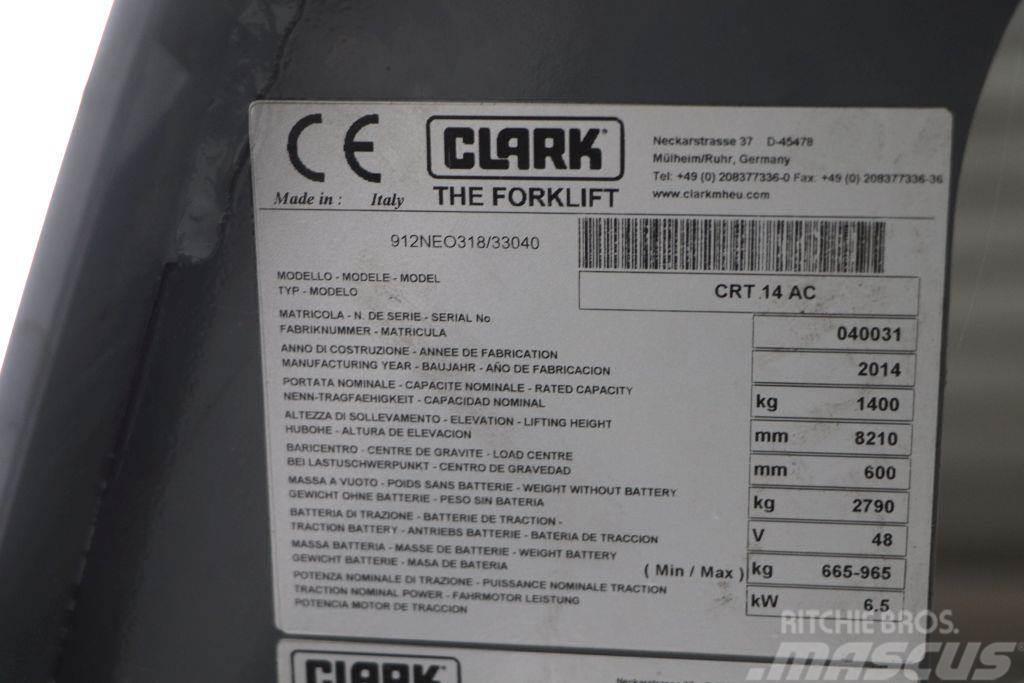 Clark CRT14AC Šakiniai krautuvai su prailgintu keltuvu