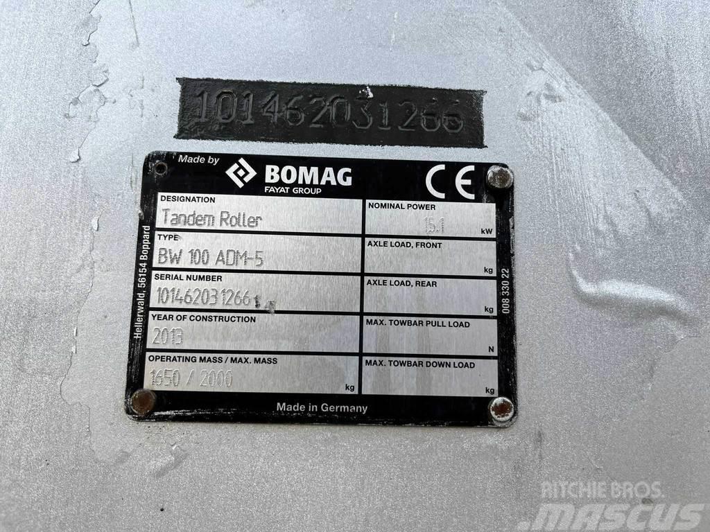 Bomag BW 100 ADM-5 Porinių būgnų volai