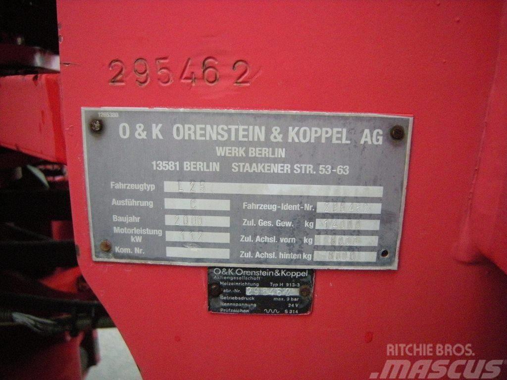 O&K L 25 C Naudoti ratiniai krautuvai