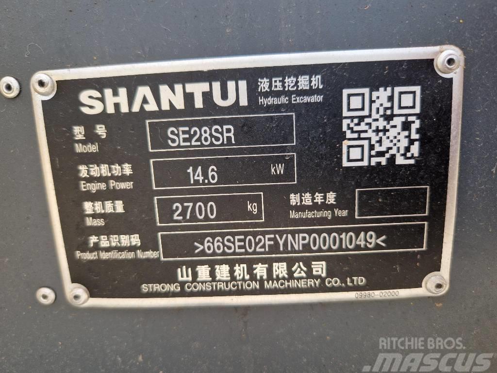 Shantui SE28SR Ratiniai ekskavatoriai