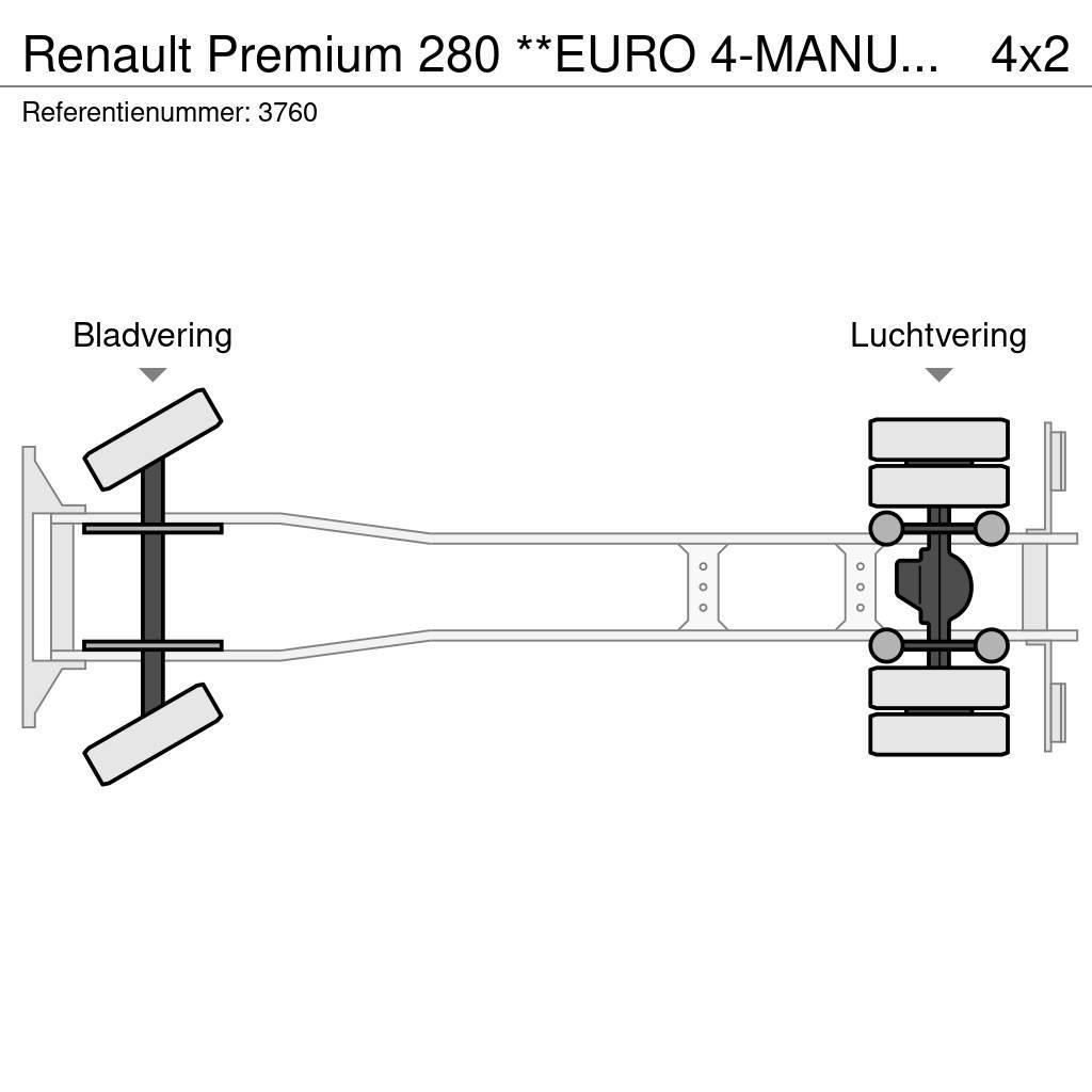 Renault Premium 280 **EURO 4-MANUAL GEARBOX** Platformos/ Pakrovimas iš šono