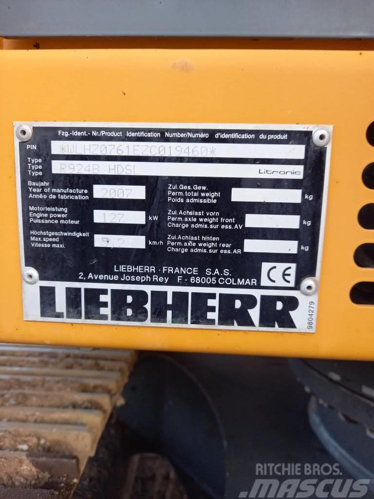 Liebherr R 924 B HD S L LITROIC Vikšriniai ekskavatoriai