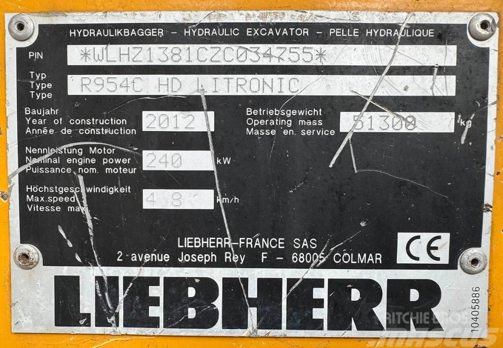 Liebherr R 954 C HD Vikšriniai ekskavatoriai