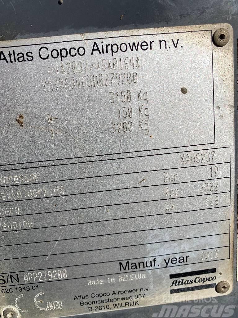 Atlas Copco XAHS 237 Kompresoriai