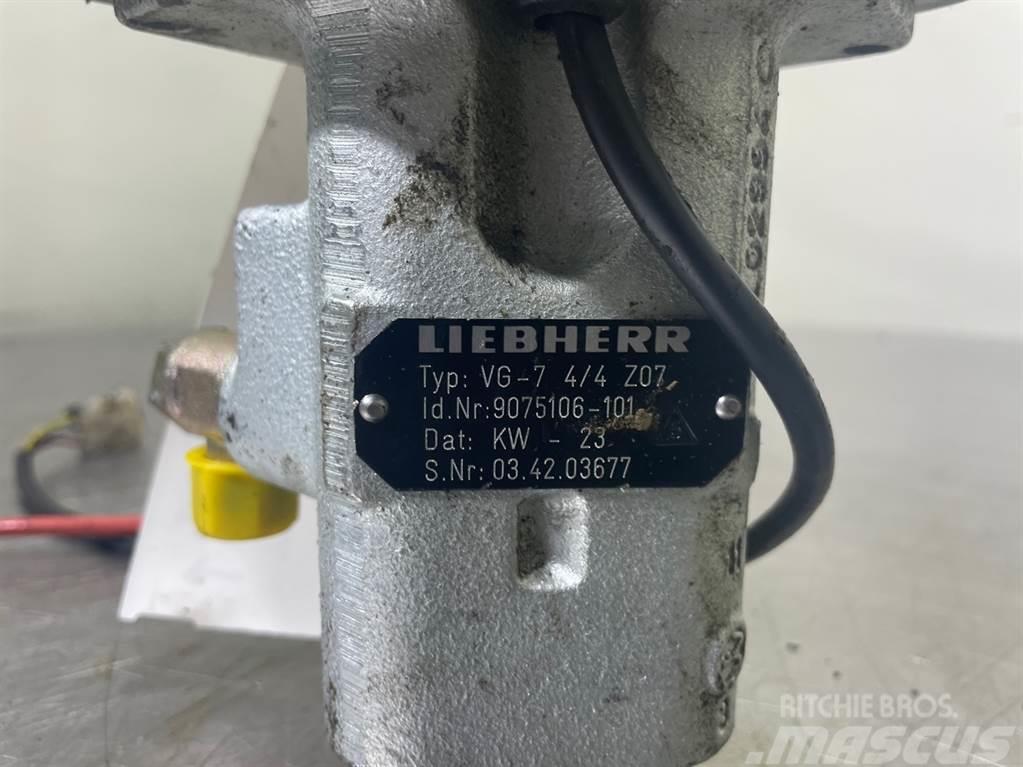 Liebherr A316-9075106/9200621-Servo valve/Servoventil Hidraulikos įrenginiai