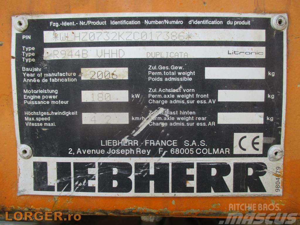 Liebherr R 944B VHHD Griovimo ekskavatoriai