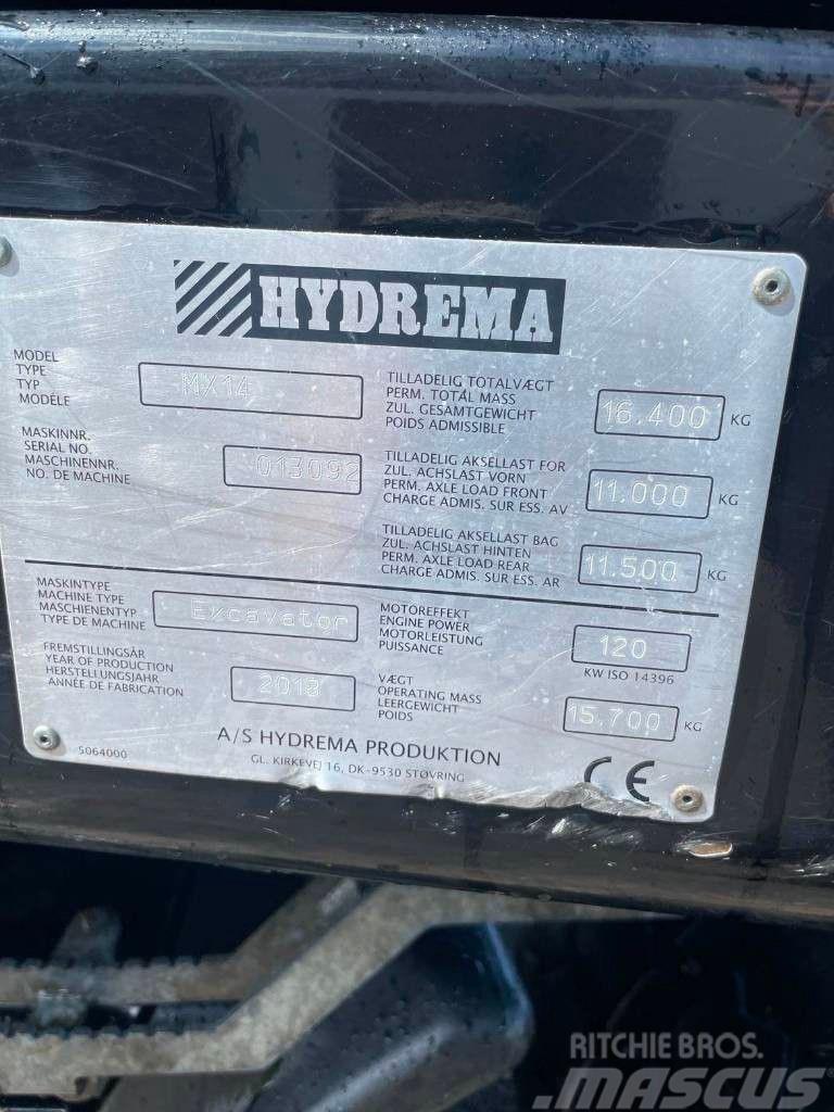 Hydrema MX 14 Ratiniai ekskavatoriai
