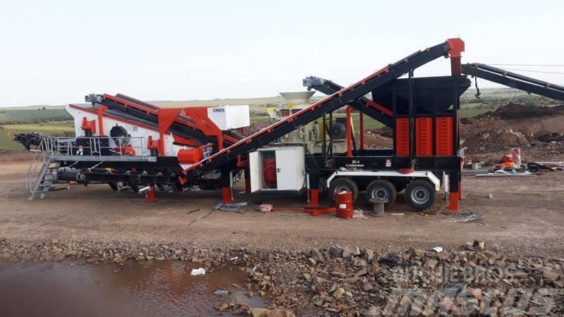 Constmach 150 TPH Mobile Jaw Crushing Plant Mobilūs smulkintuvai