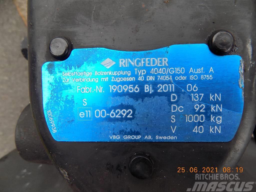  Ringfeder 4040/G150 Kiti priedai
