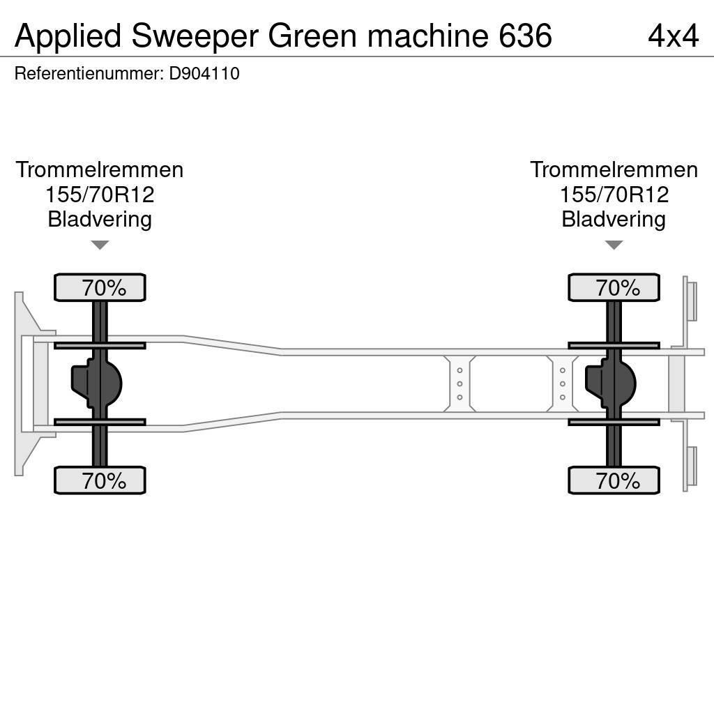 Applied sweeper Green machine 636 Kombinuotos paskirties / vakuuminiai sunkvežimiai