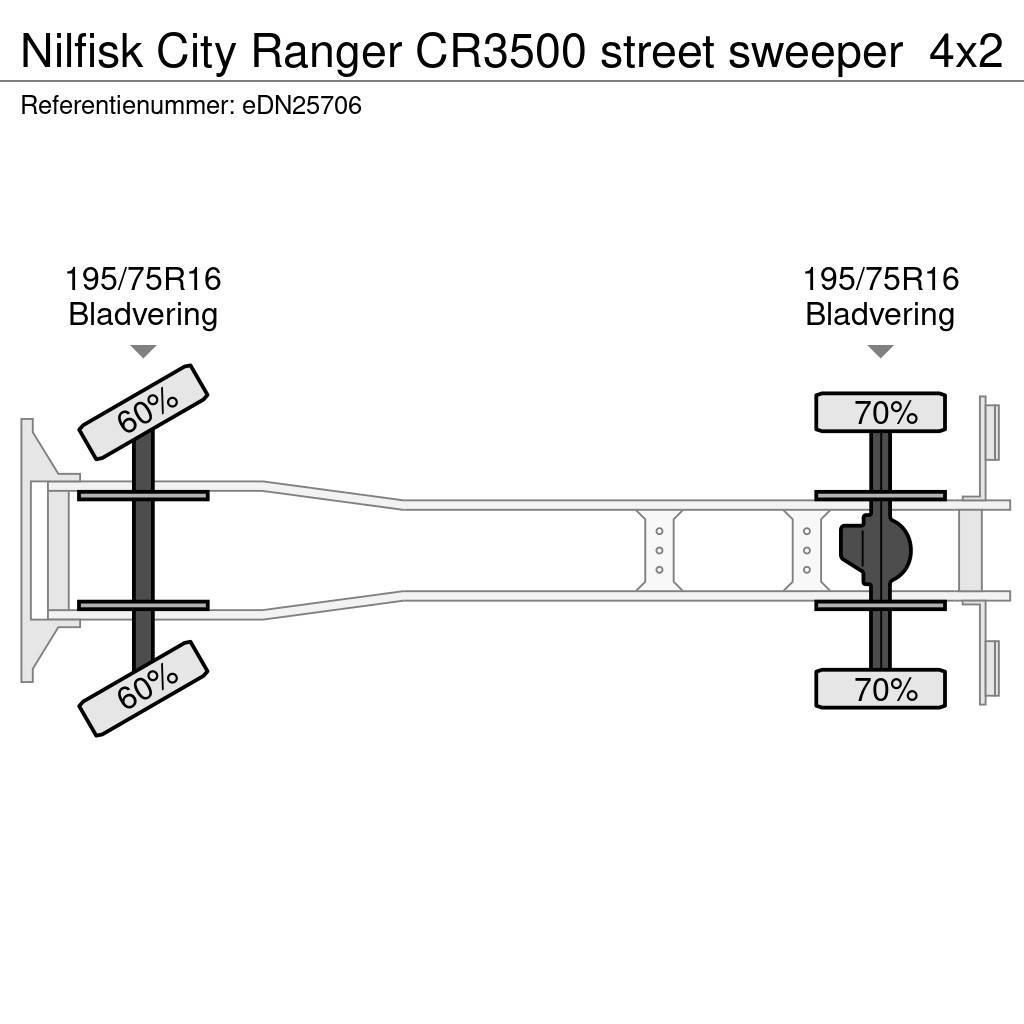 Nilfisk City Ranger CR3500 street sweeper Kombinuotos paskirties / vakuuminiai sunkvežimiai
