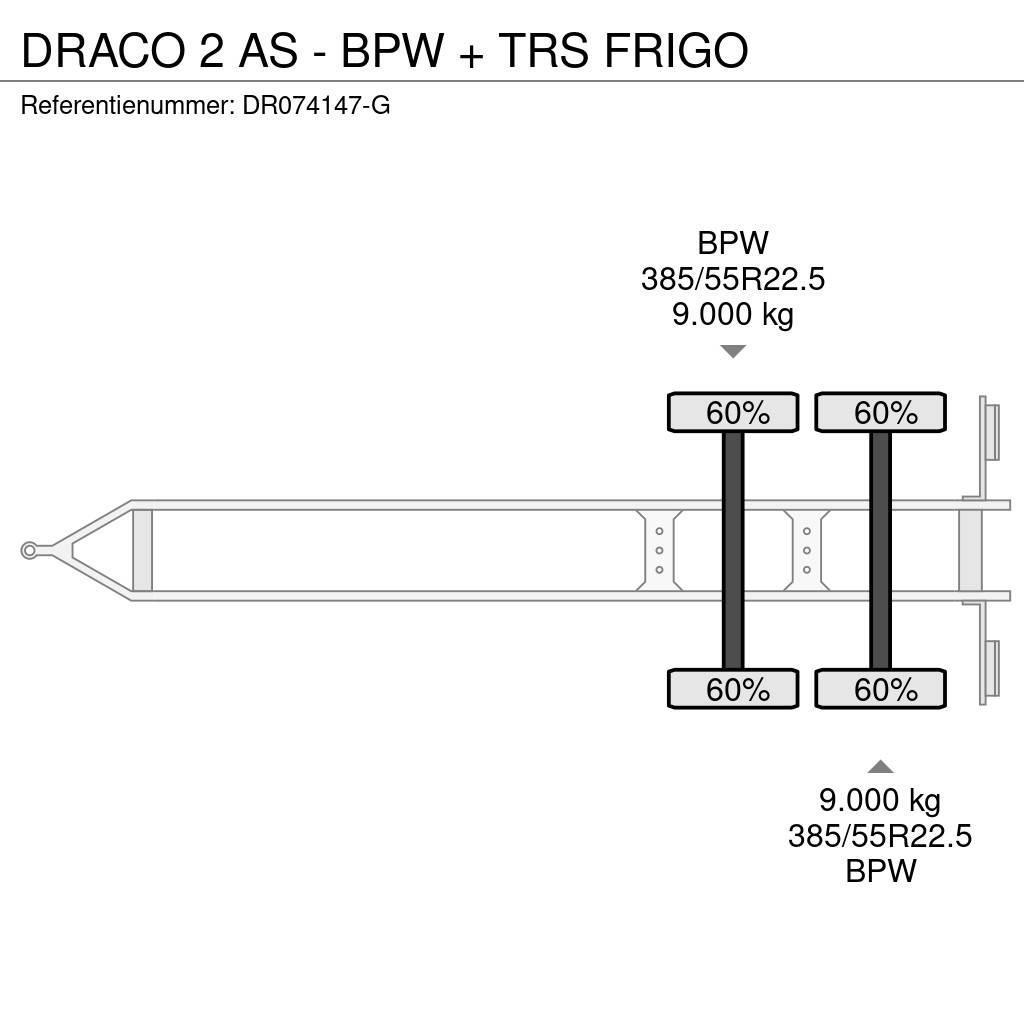 Draco 2 AS - BPW + TRS FRIGO Priekabos šaldytuvai
