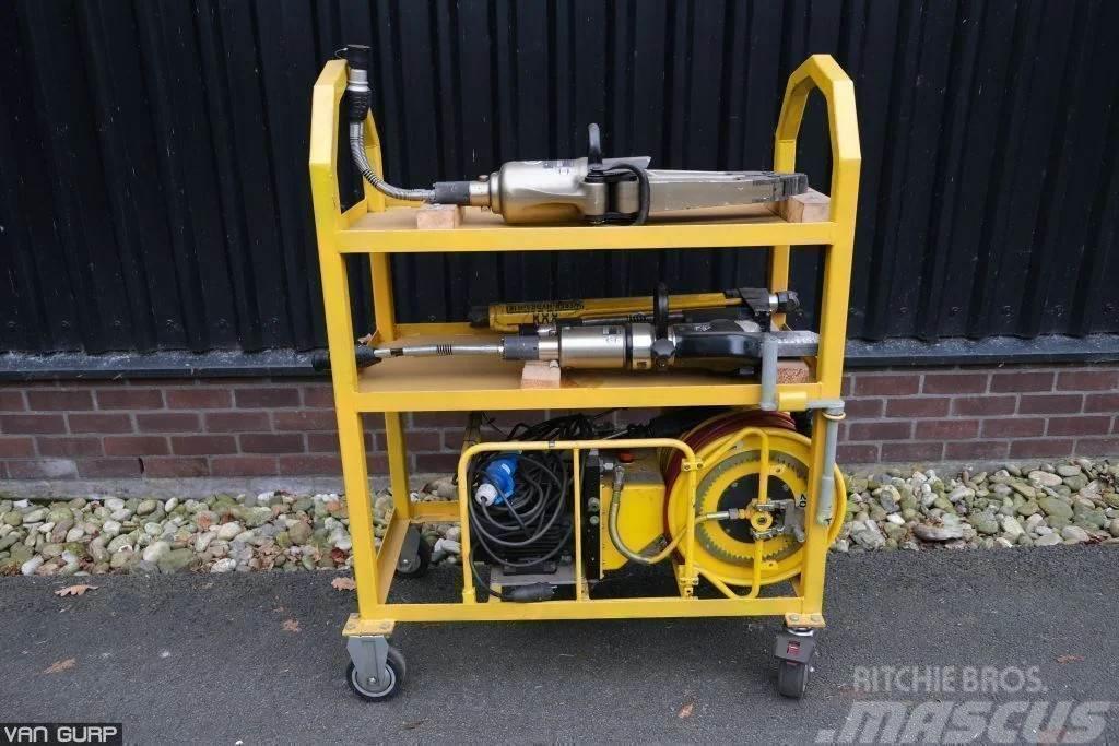 Weber Hydraulic spreader + Power unit + ram + cutter Kiti griebtuvai
