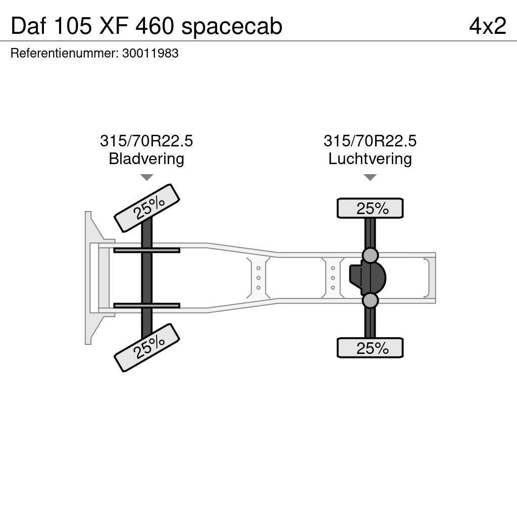 DAF 105 XF 460 spacecab Naudoti vilkikai
