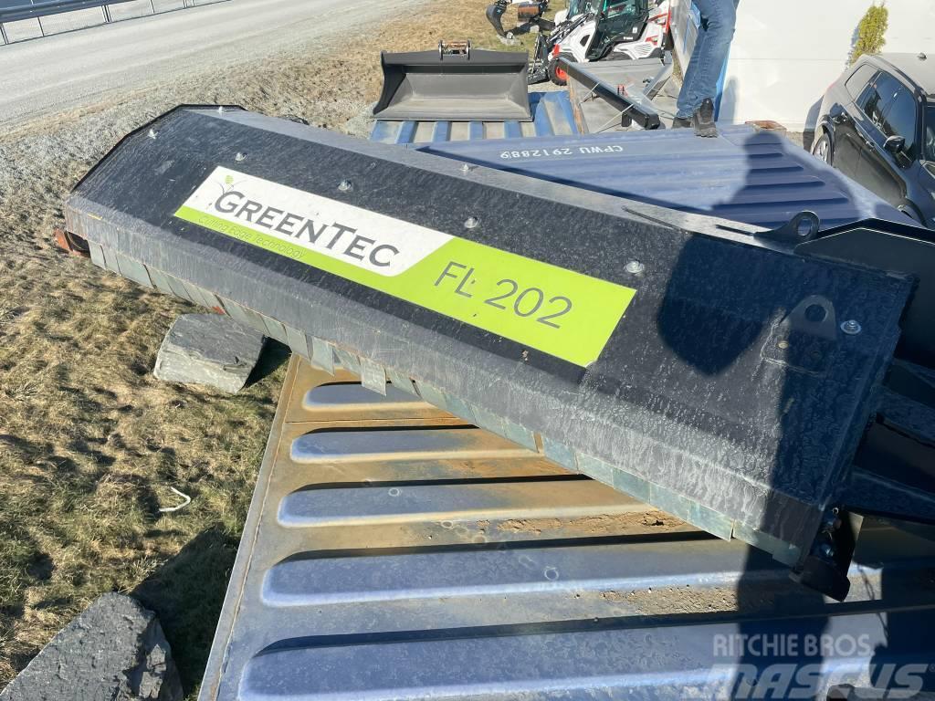 Greentec FL 202 bakmontert beitepusser Ganyklų šienapjovės / rėžtuvės