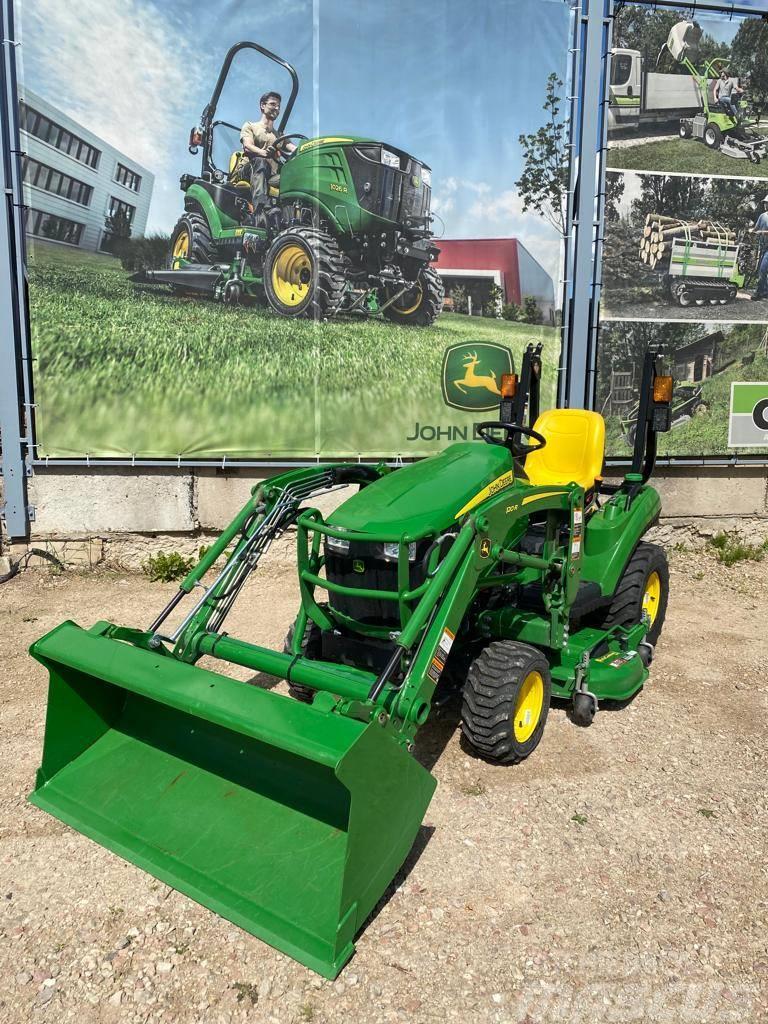 John Deere 1023 E Naudoti kompaktiški traktoriai