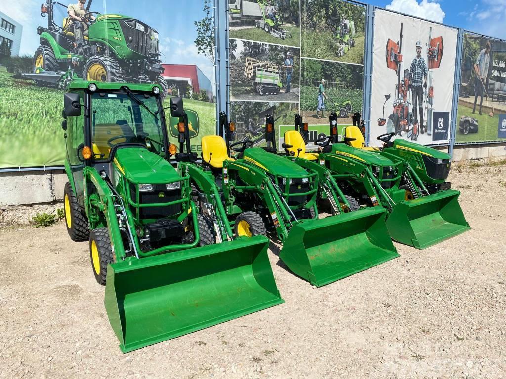 John Deere 1023 E Naudoti kompaktiški traktoriai