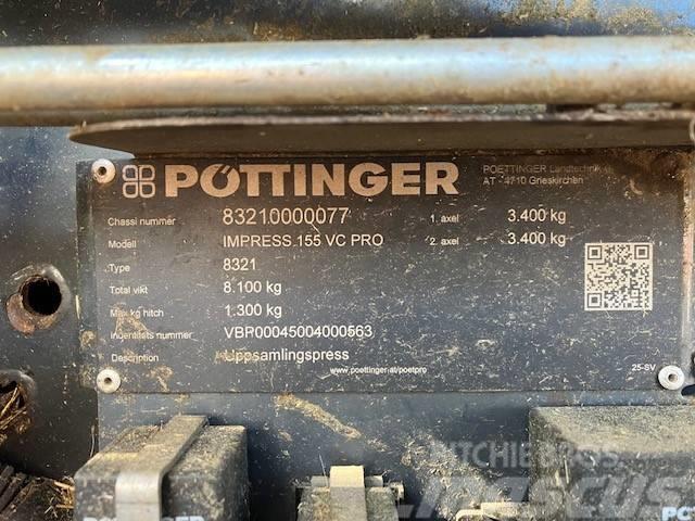 Pöttinger Impress 155 VC PRO Ritinių presai