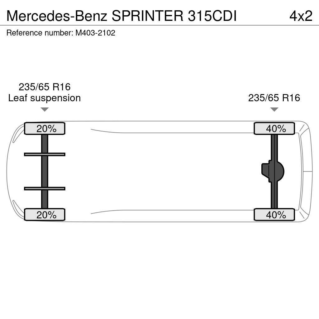 Mercedes-Benz Sprinter 315CDI Krovininiai furgonai
