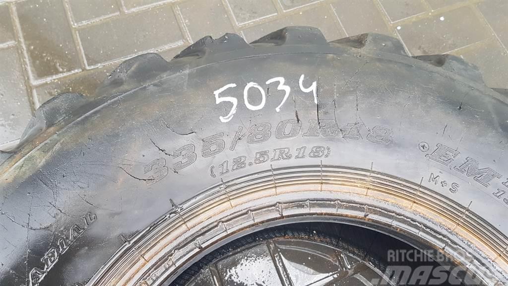 Dunlop SP T9 335/80-R18 EM (12.5R18) - Tyre/Reifen/Band Padangos, ratai ir ratlankiai