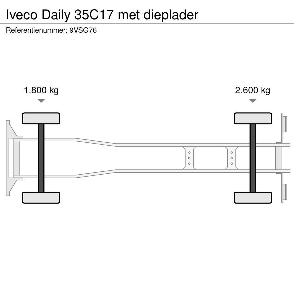 Iveco Daily 35C17 met dieplader Autovežiai