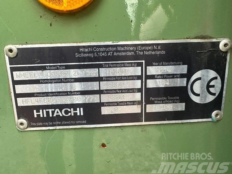 Hitachi ZW 150 Naudoti ratiniai krautuvai