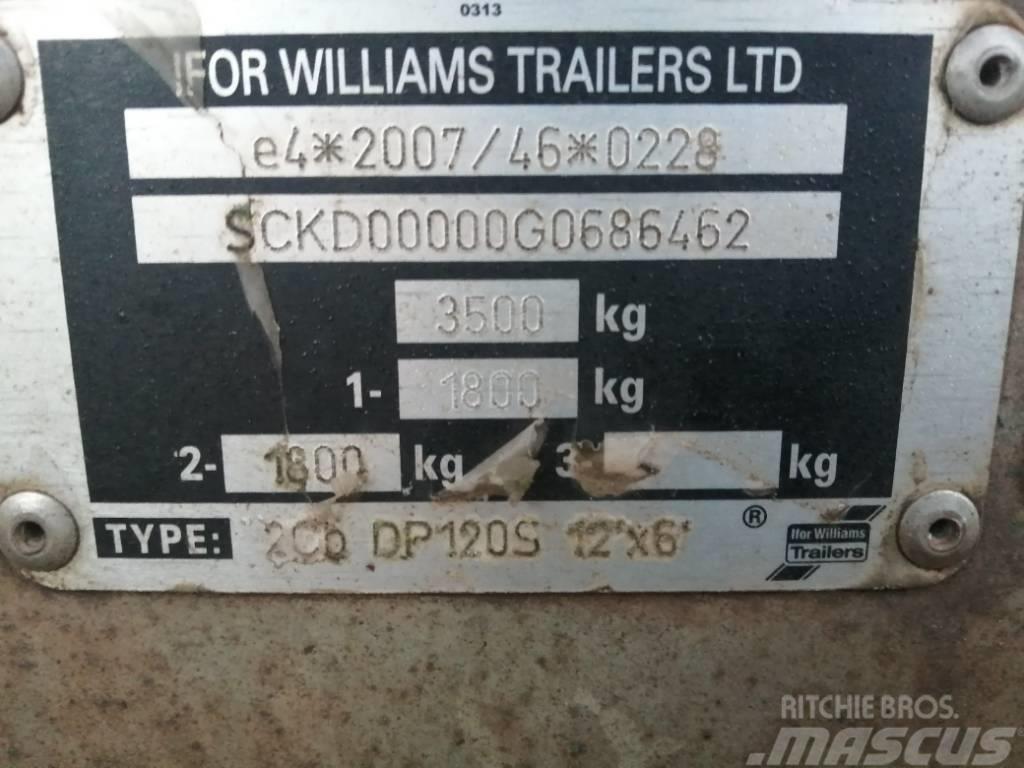 Ifor Williams DP120 Trailer Kitos priekabos