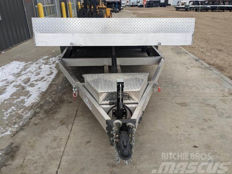  82 x 18' Aluminum Hydraulic Tilt Deck Trailer 82 x Autovežių priekabos