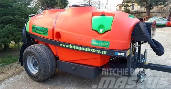  FOTOPOULOS Ψεκαστικά - Ραντιστικά 3200L Kiti naudoti traktorių priedai