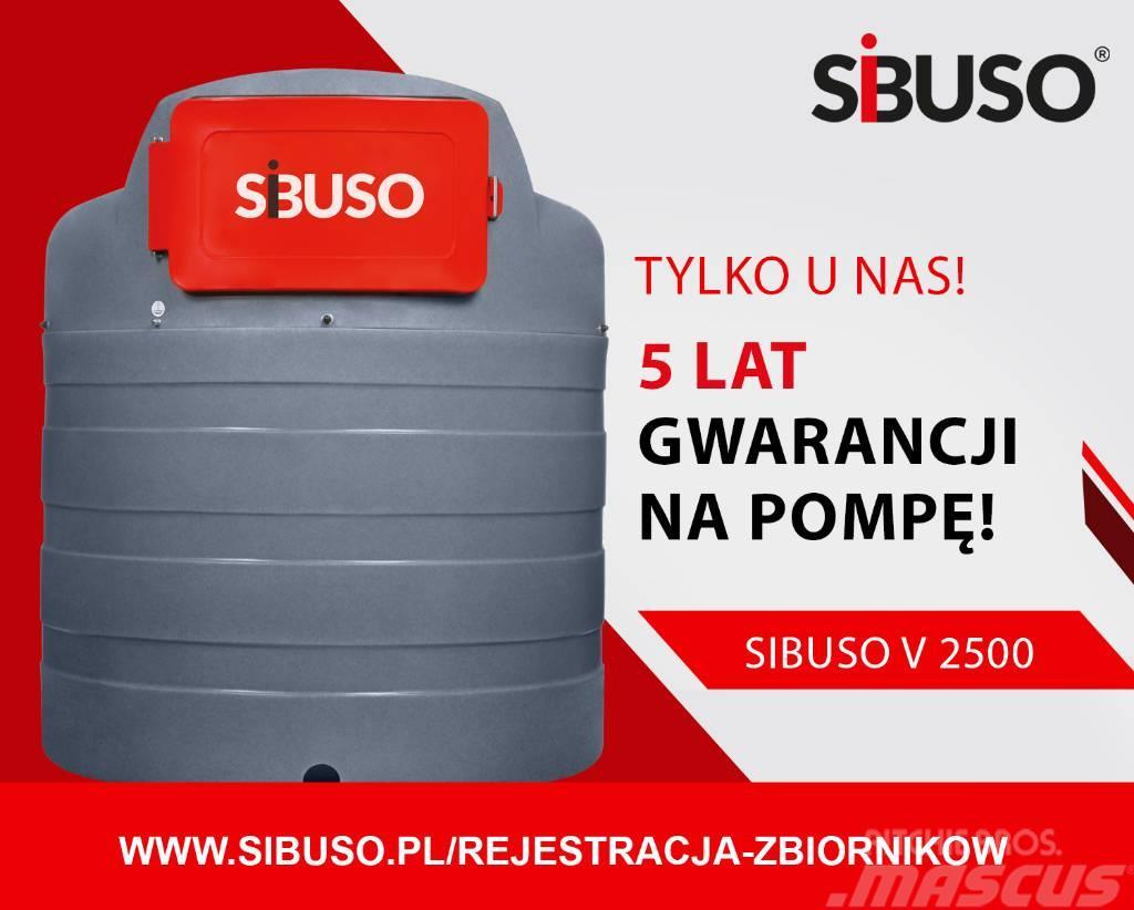 Sibuso 2500L zbiornik dwupłaszczowy Diesel Specializuotos paskirties technika