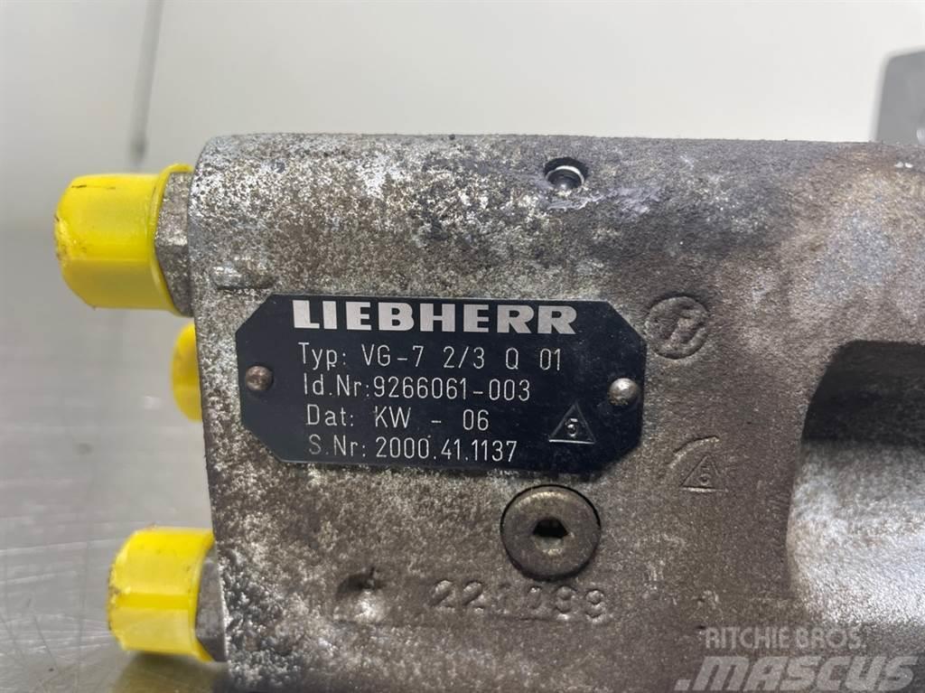 Liebherr A316-9266061-Servo valve/Servoventil/Servoventiel Hidraulikos įrenginiai