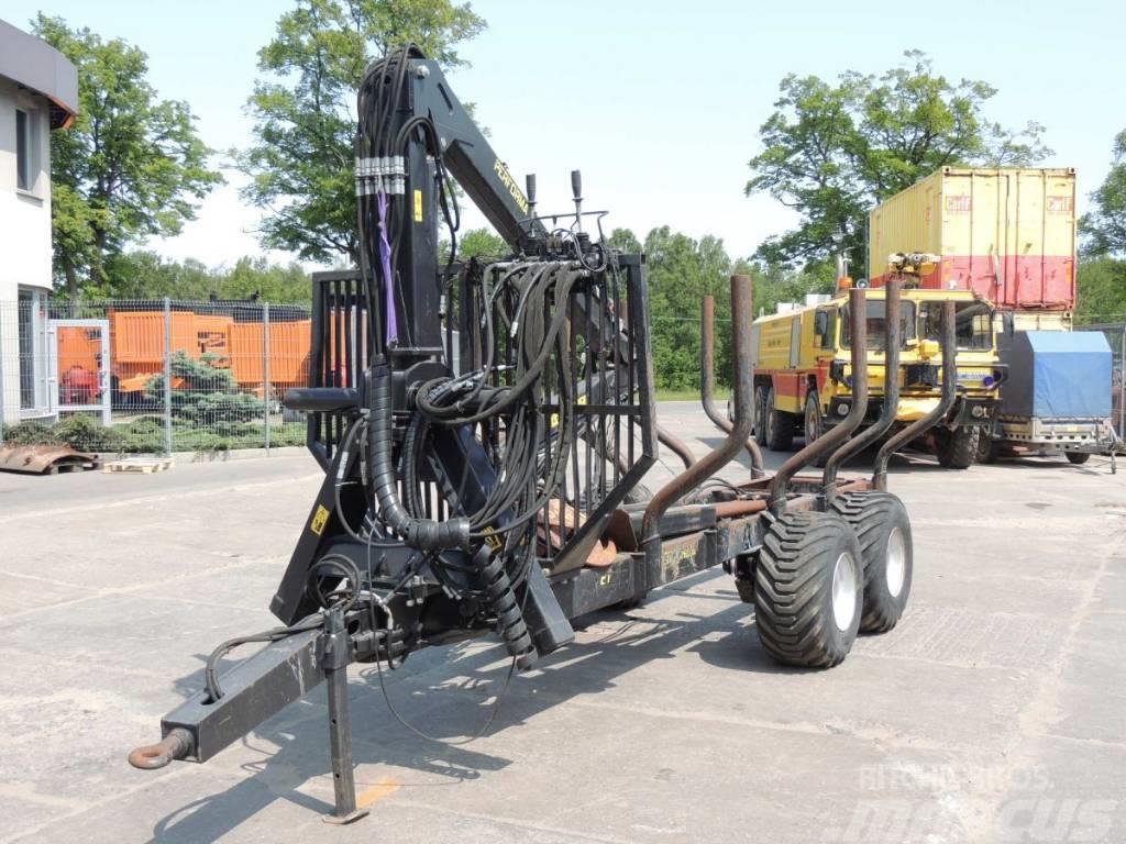  Performa W2/8/B , Wózek przyczepa do traktora z HD Miškovežių priekabos