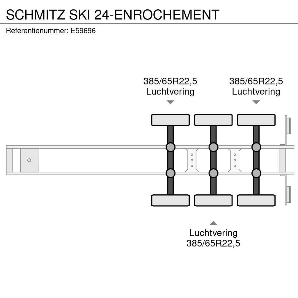 Schmitz Cargobull SKI 24-ENROCHEMENT Savivartės puspriekabės