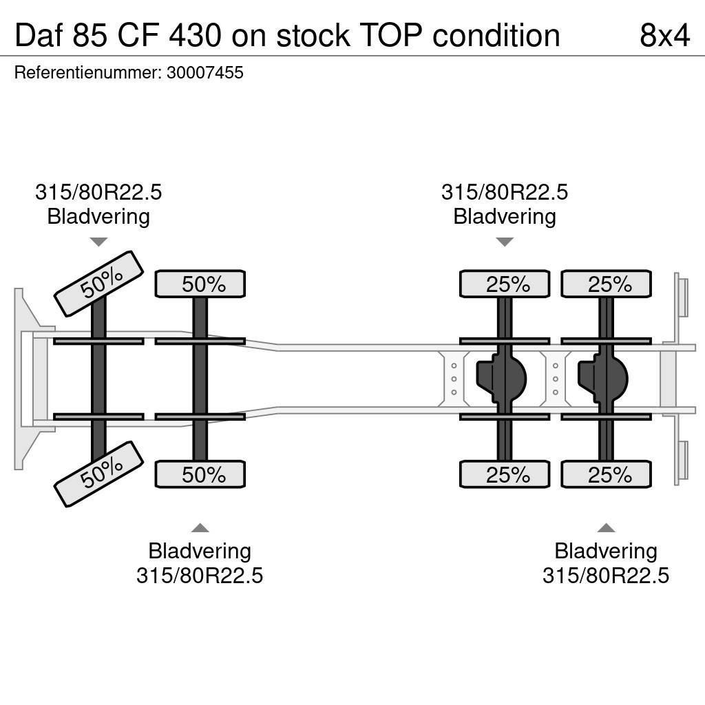 DAF 85 CF 430 on stock TOP condition Kombinuotos paskirties / vakuuminiai sunkvežimiai
